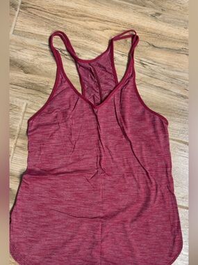 lululemon athletica Heathered Raspberry Racerback Tank